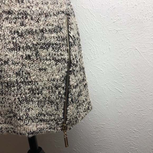 Cliché Turtleneck Knit Tunic with Bottom Zipper and Subtle Copper Notes, Sz S - Picture 6 of 8